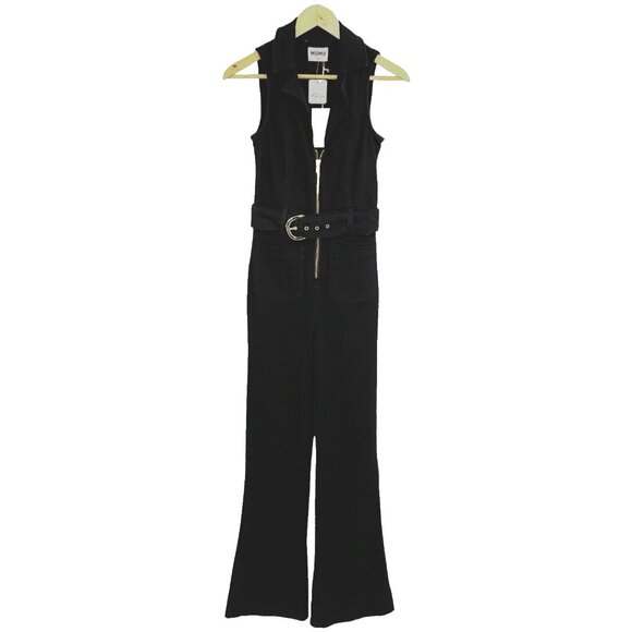 Show Me Your MuMu Pants - NWT Show Me Your Mumu Jacksonville Jumpsuit Black Denim Size XS Sleeveless